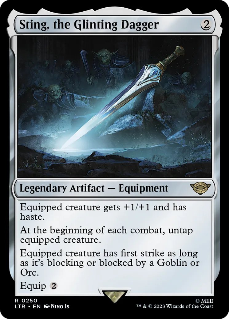 Sting, the Glinting Dagger — The Lord of the Rings: Tales of Middle-earth — Magic: The Gathering