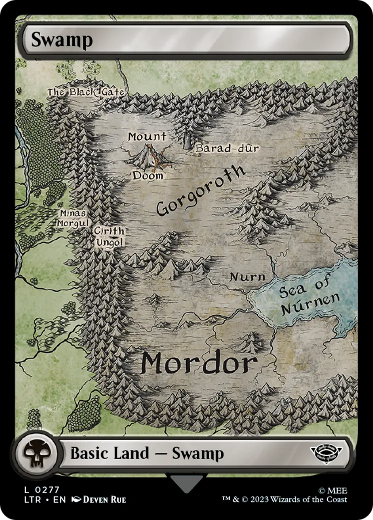 Swamp — The Lord of the Rings: Tales of Middle-earth — Magic: The Gathering