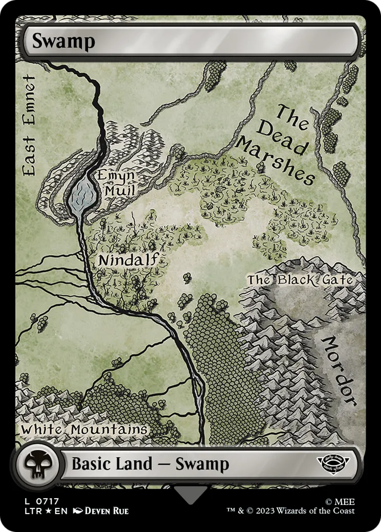 Swamp — The Lord of the Rings: Tales of Middle-earth — Magic: The Gathering