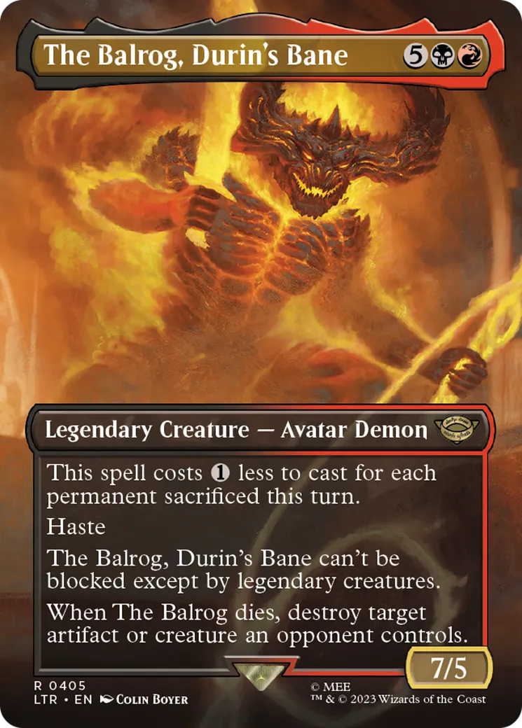 The Balrog, Durin's Bane — The Lord of the Rings: Tales of Middle-earth — Magic: The Gathering