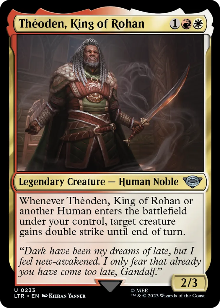 Théoden, roi du Rohan — The Lord of the Rings: Tales of Middle-earth — Magic: The Gathering