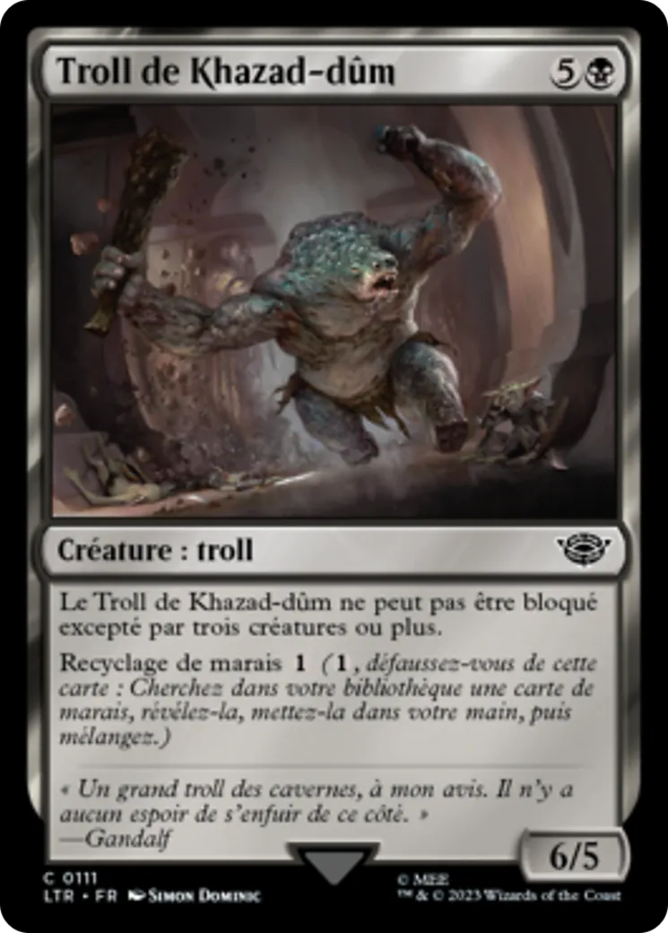 Troll de Khazad-dûm — The Lord of the Rings: Tales of Middle-earth — Magic: The Gathering