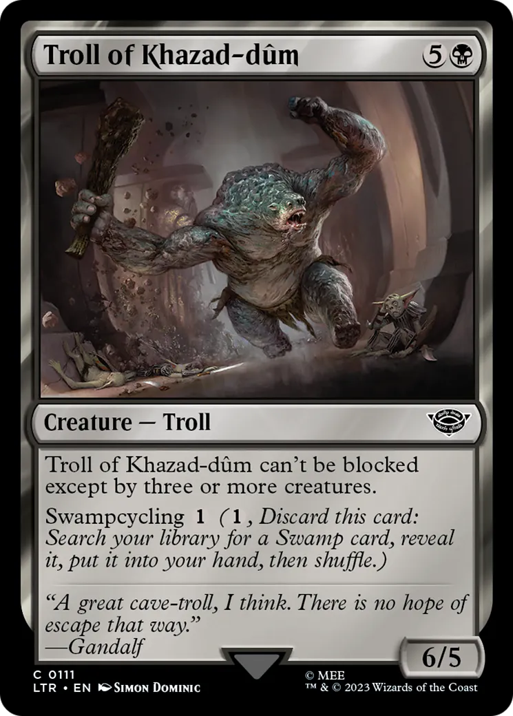 Troll of Khazad-dûm — The Lord of the Rings: Tales of Middle-earth — Magic: The Gathering