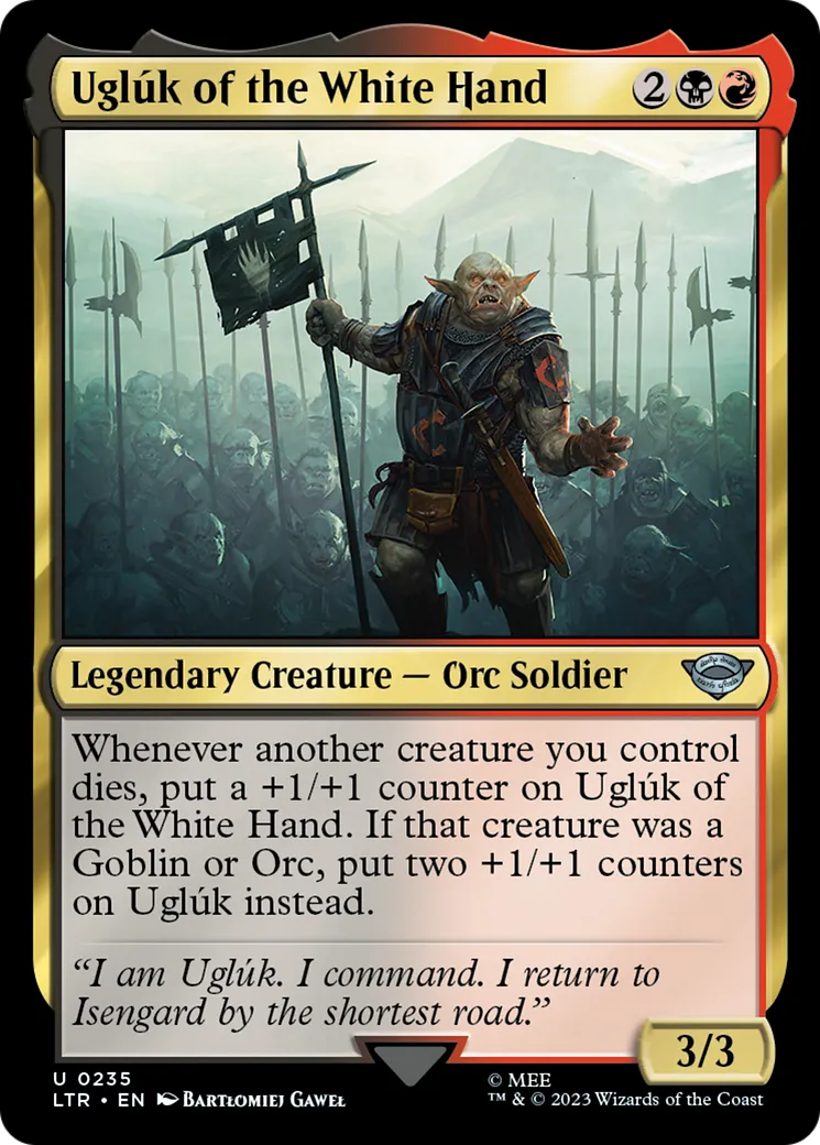 Uglúk of the White Hand — The Lord of the Rings: Tales of Middle-earth — Magic: The Gathering