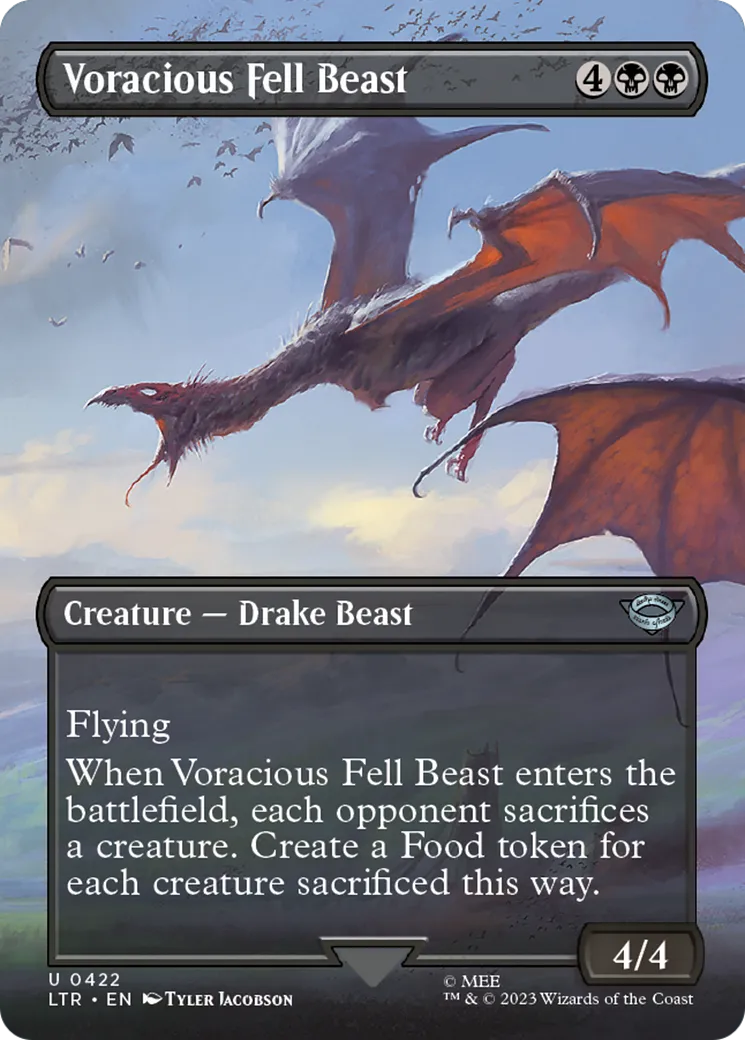 Voracious Fell Beast — The Lord of the Rings: Tales of Middle-earth — Magic: The Gathering