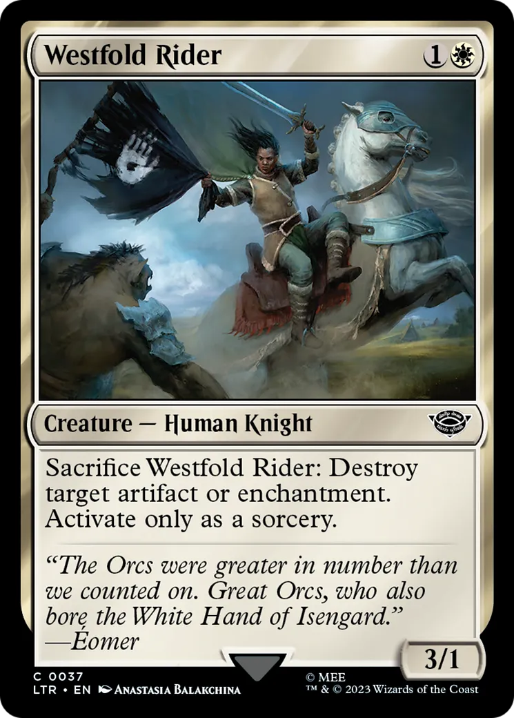Westfold Rider — The Lord of the Rings: Tales of Middle-earth — Magic: The Gathering