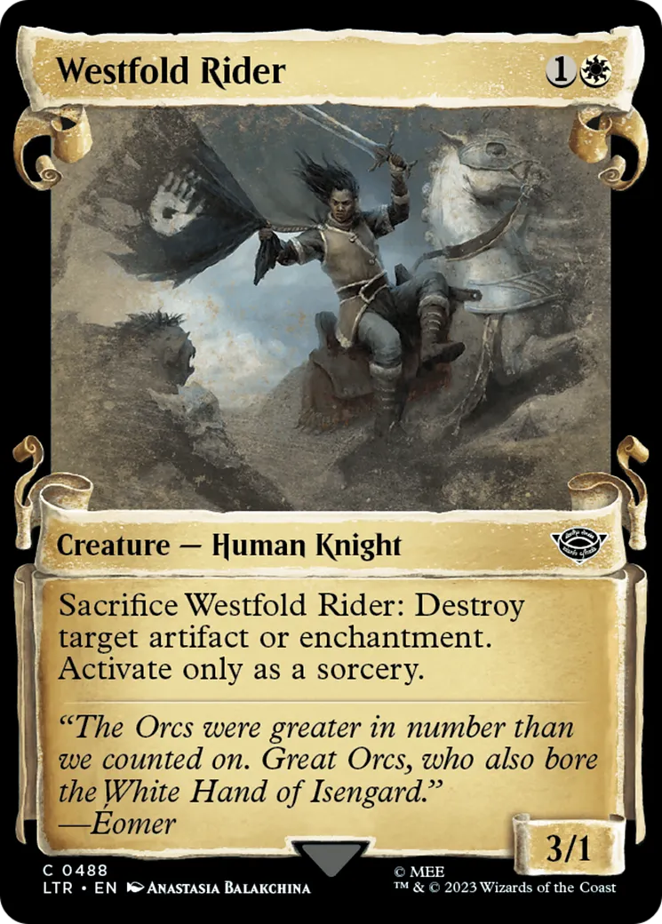 Cavalier de l'Ouestfolde — The Lord of the Rings: Tales of Middle-earth — Magic: The Gathering