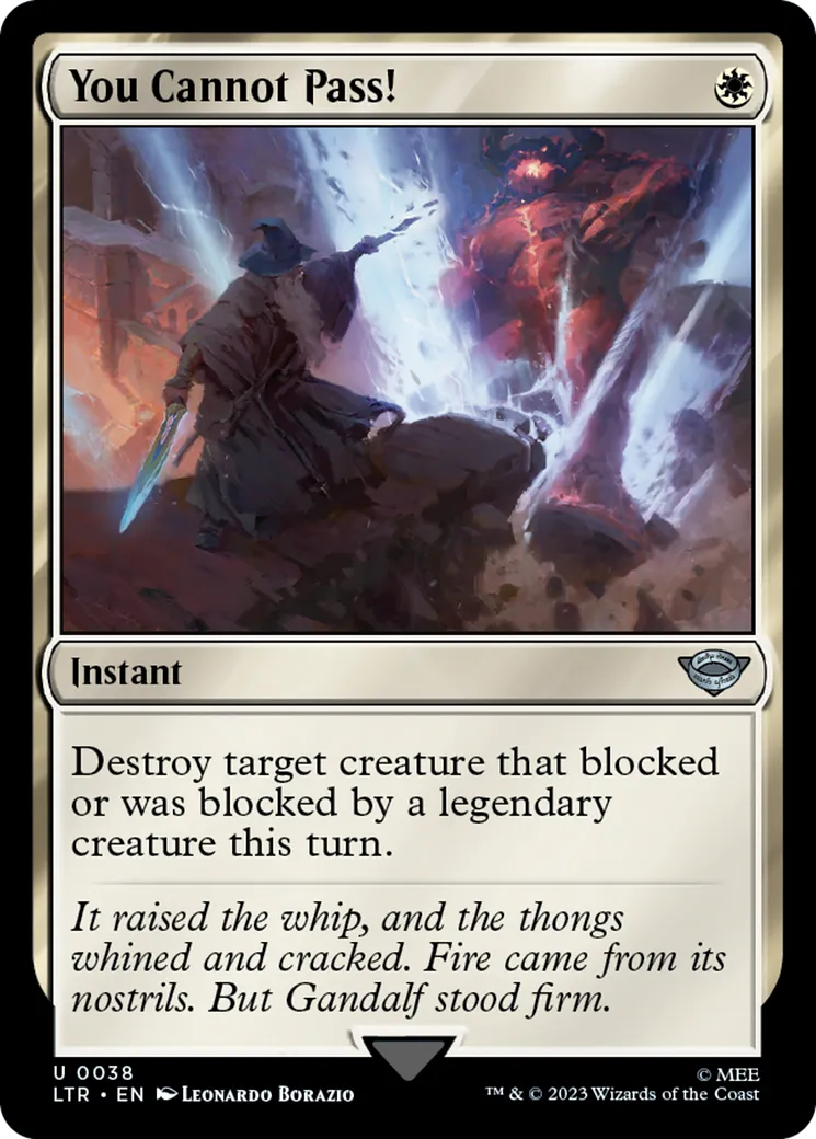 Vous ne pouvez passer ! — The Lord of the Rings: Tales of Middle-earth — Magic: The Gathering