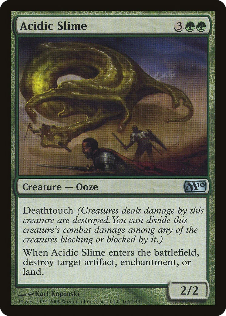 Acidic Slime — Magic 2010 — Magic: The Gathering