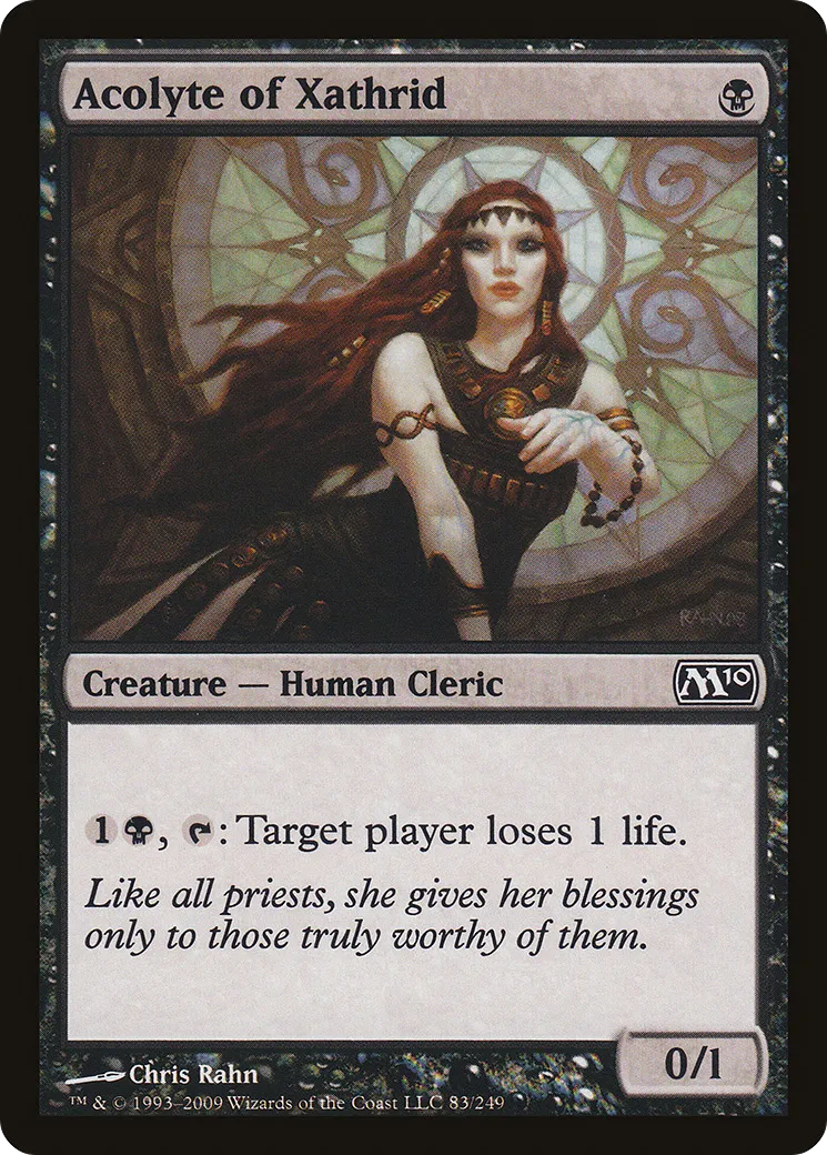 Acolyte of Xathrid — Magic 2010 — Magic: The Gathering