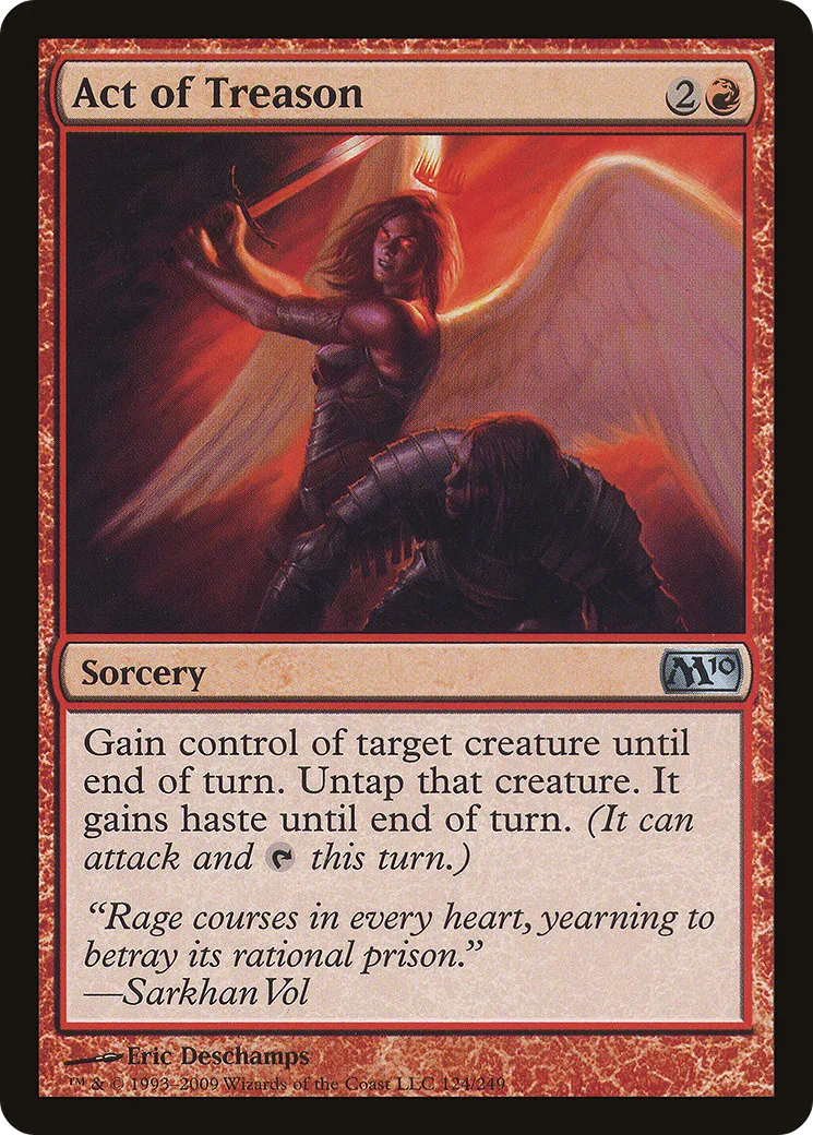 Act of Treason — Magic 2010 — Magic: The Gathering