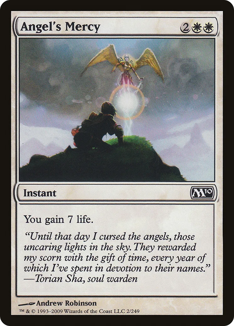 Angel's Mercy — Magic 2010 — Magic: The Gathering