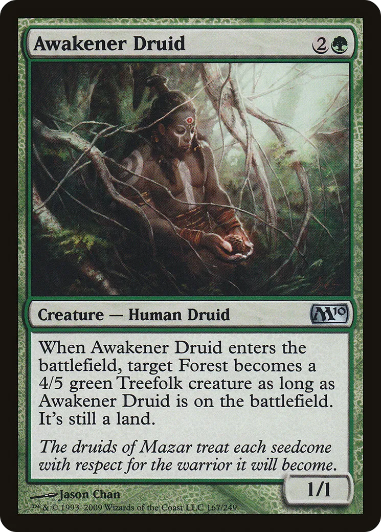 Awakener Druid — Magic 2010 — Magic: The Gathering