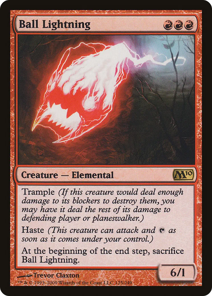 Ball Lightning — Magic 2010 — Magic: The Gathering