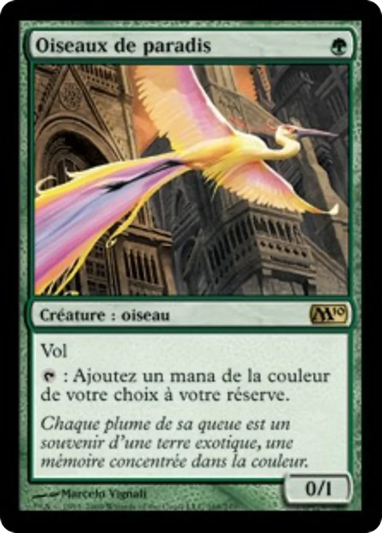 Oiseaux de paradis — Magic 2010 — Magic: The Gathering