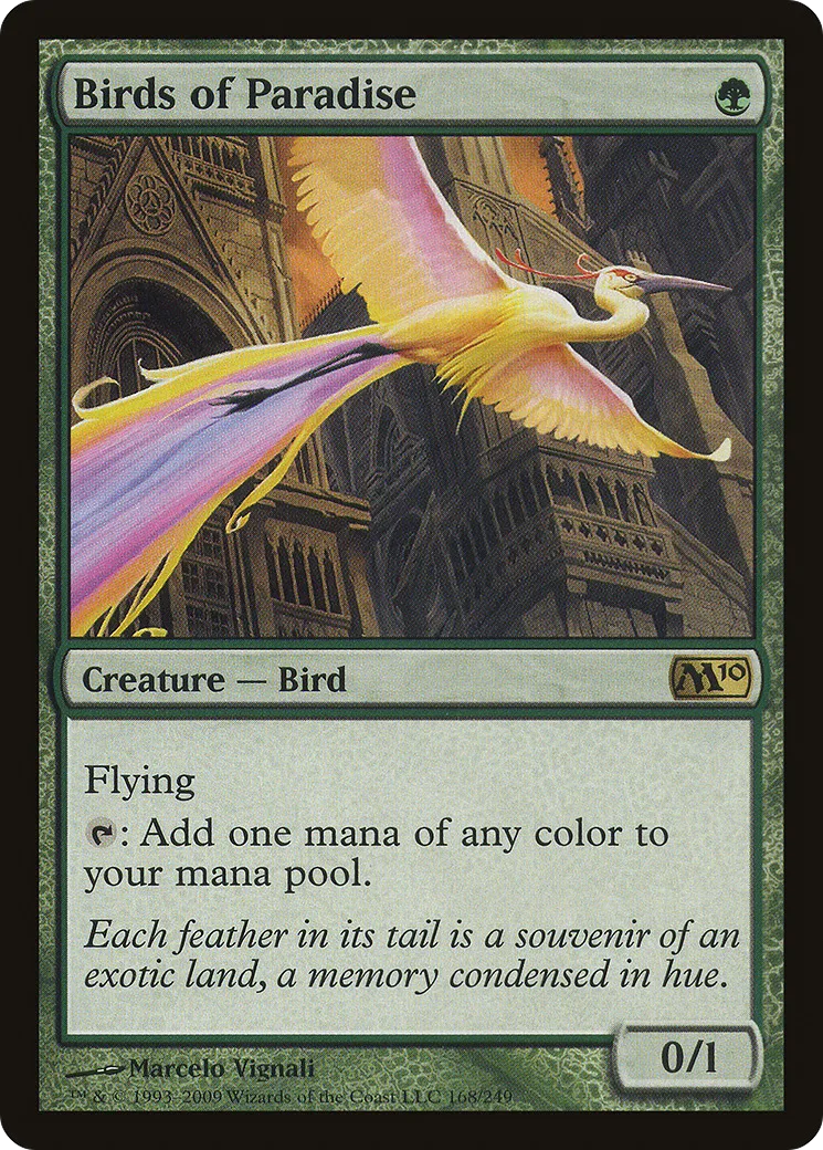 Birds of Paradise — Magic 2010 — Magic: The Gathering