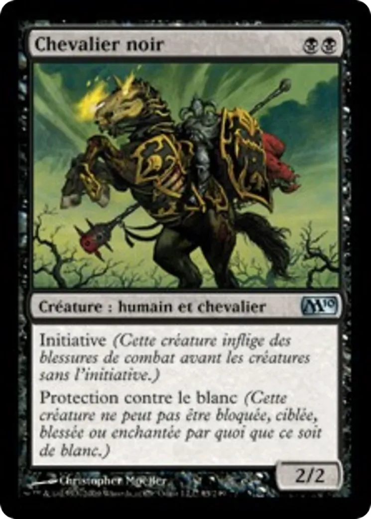 Chevalier noir — Magic 2010 — Magic: The Gathering