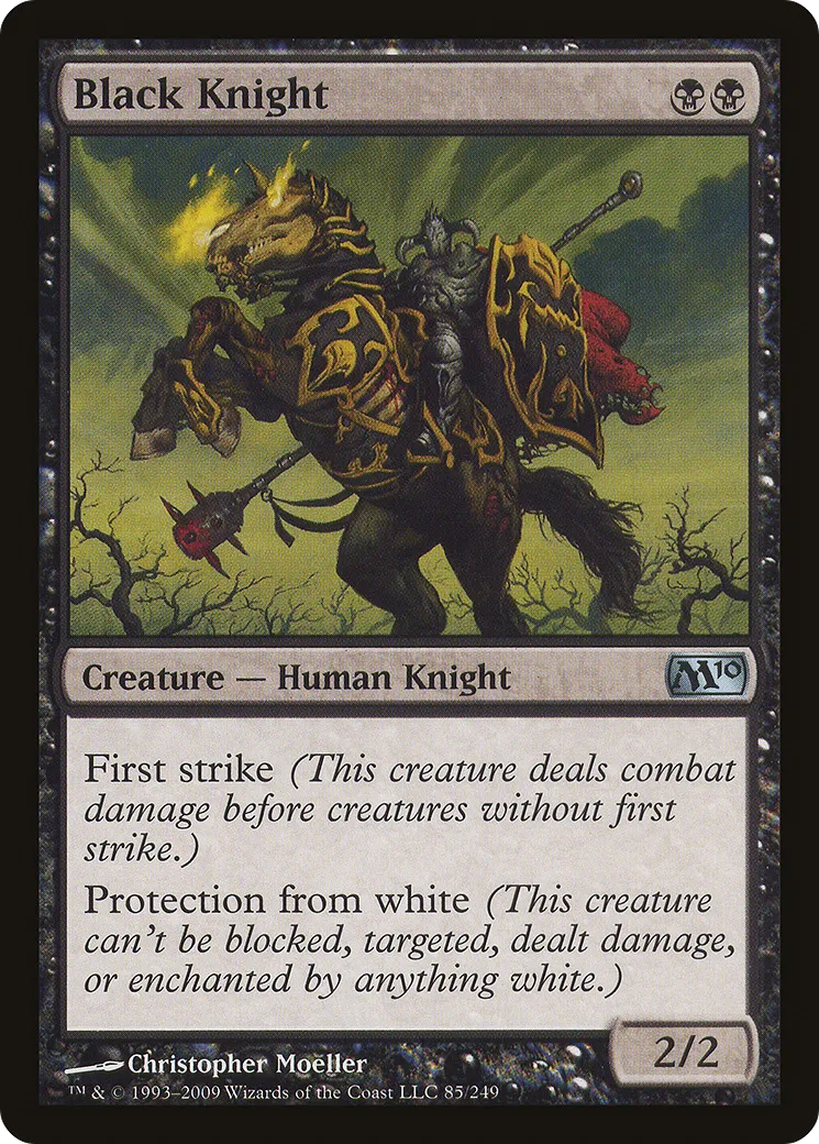 Chevalier noir — Magic 2010 — Magic: The Gathering