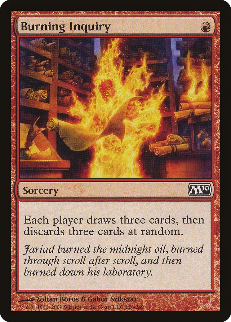 Burning Inquiry — Magic 2010 — Magic: The Gathering