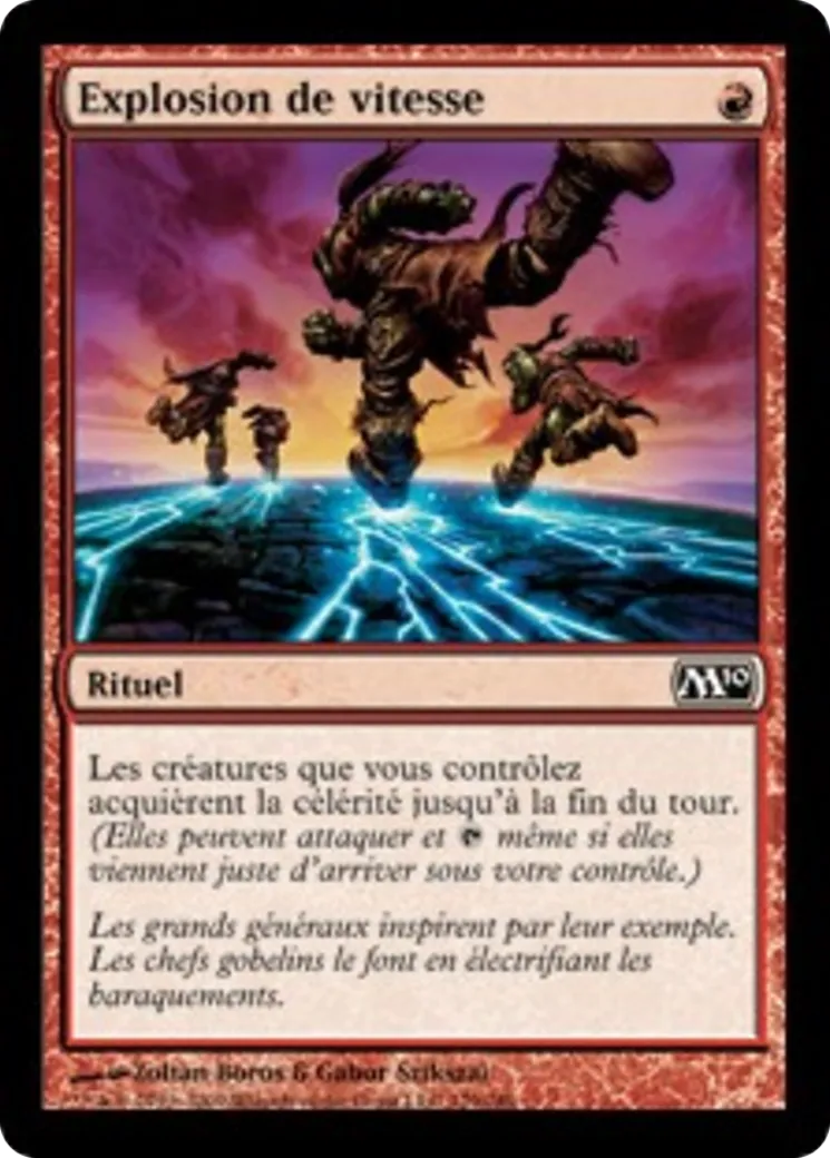 Explosion de vitesse — Magic 2010 — Magic: The Gathering