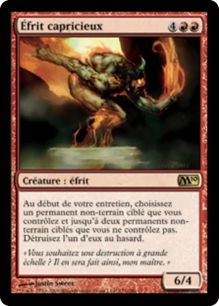 Éfrit capricieux — Magic 2010 — Magic: The Gathering