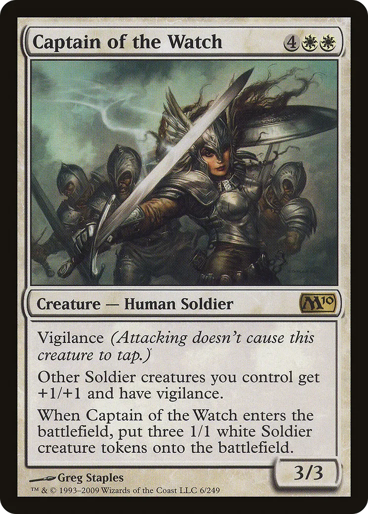 Captain of the Watch — Magic 2010 — Magic: The Gathering