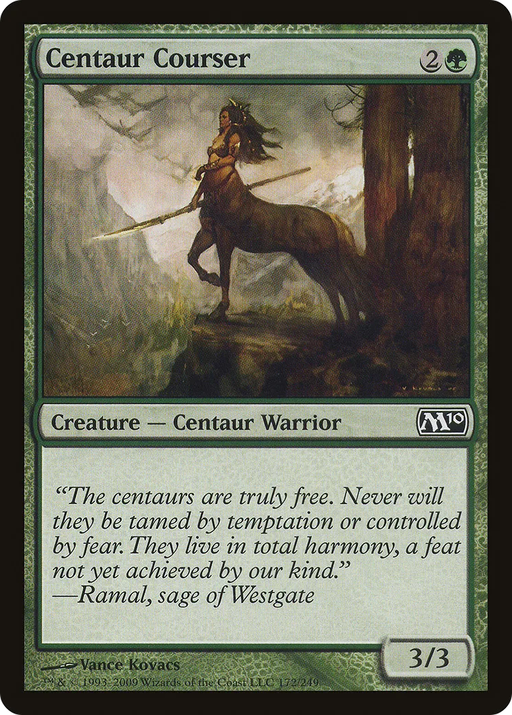 Coursier centaure — Magic 2010 — Magic: The Gathering