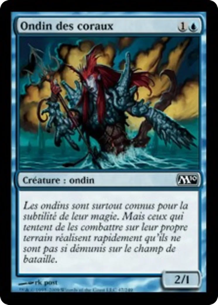 Ondin des coraux — Magic 2010 — Magic: The Gathering