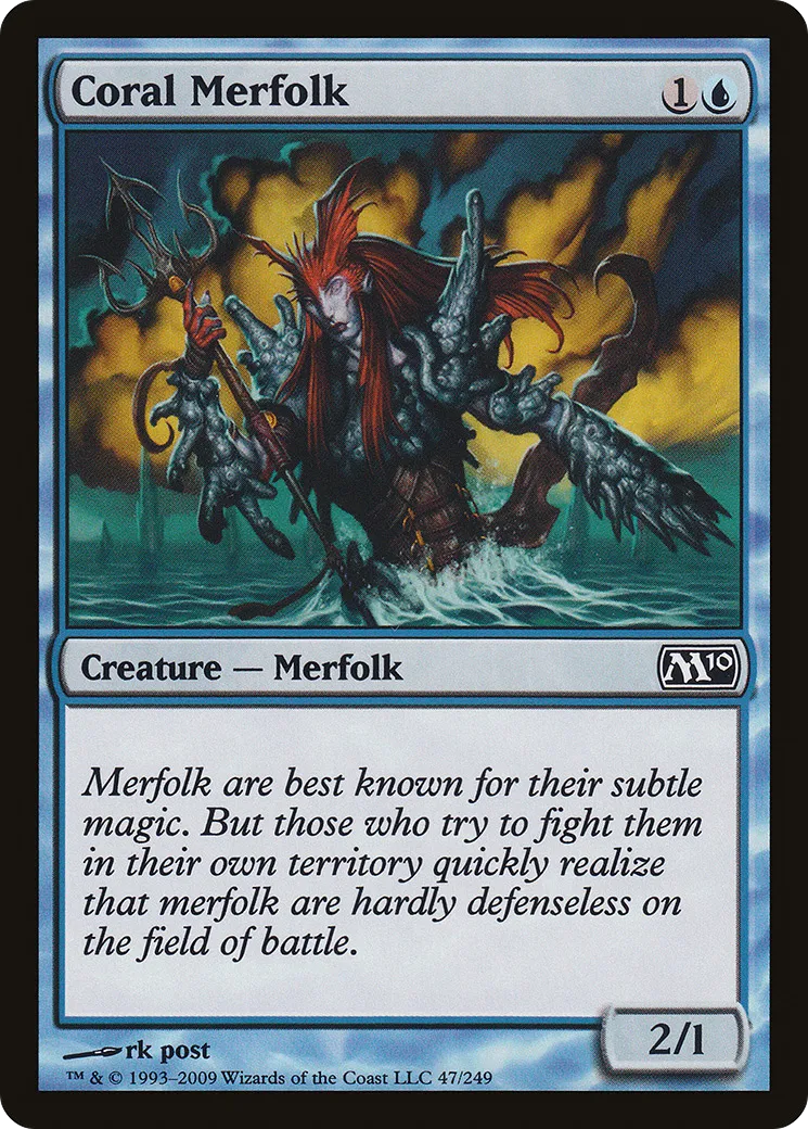 Ondin des coraux — Magic 2010 — Magic: The Gathering
