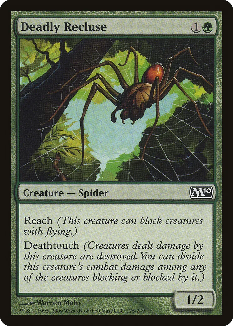 Recluse mortelle — Magic 2010 — Magic: The Gathering