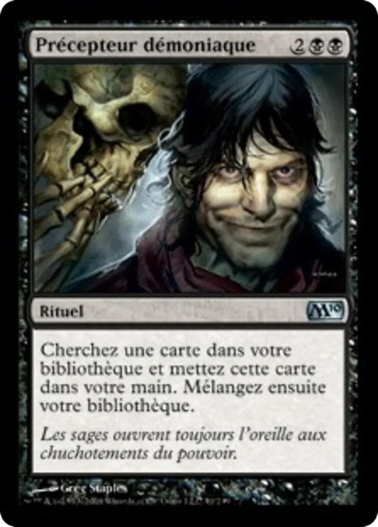 Précepteur démoniaque — Magic 2010 — Magic: The Gathering