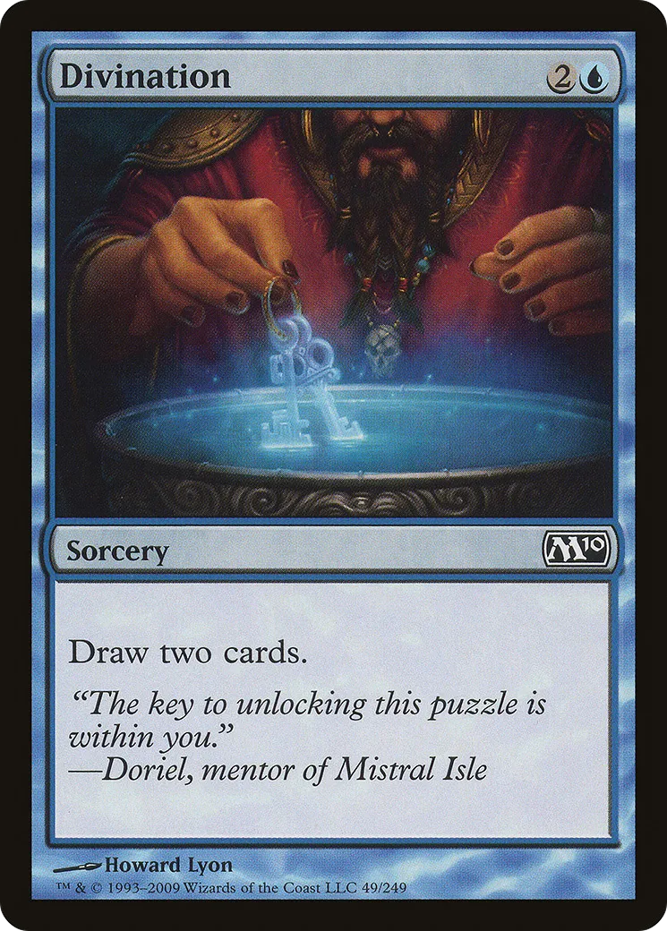 Divination — Magic 2010 — Magic: The Gathering