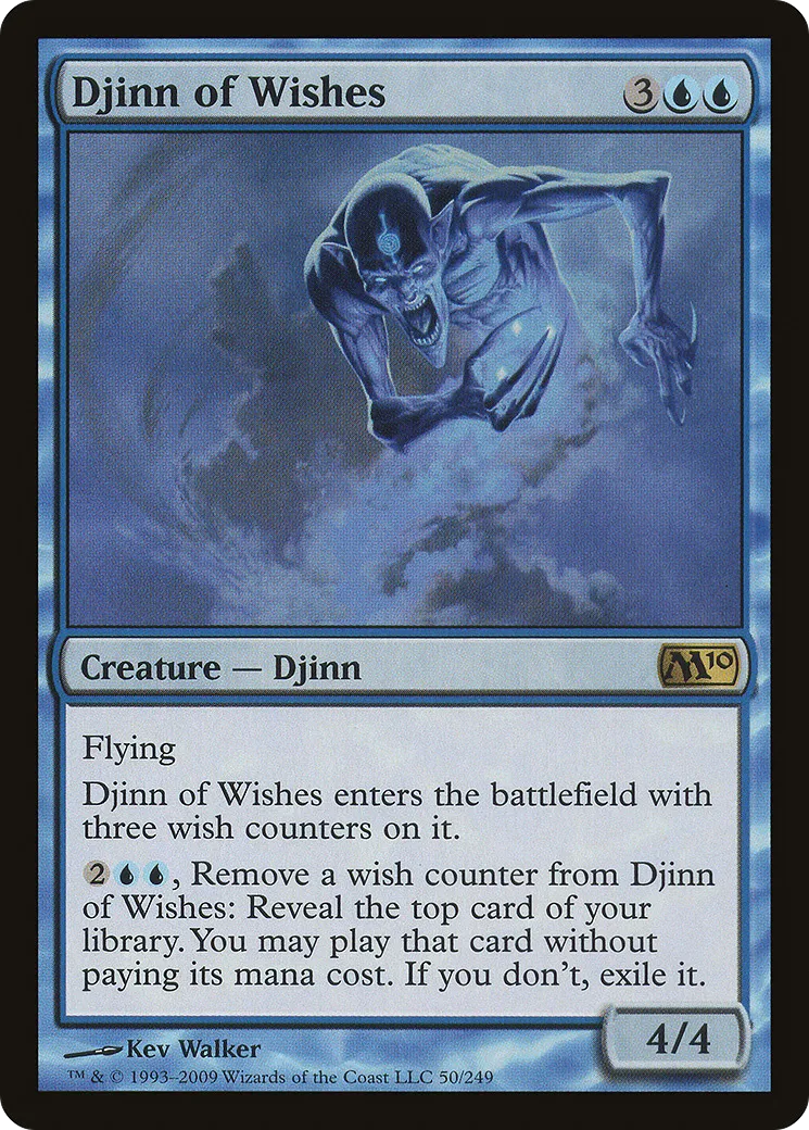 Djinn of Wishes — Magic 2010 — Magic: The Gathering