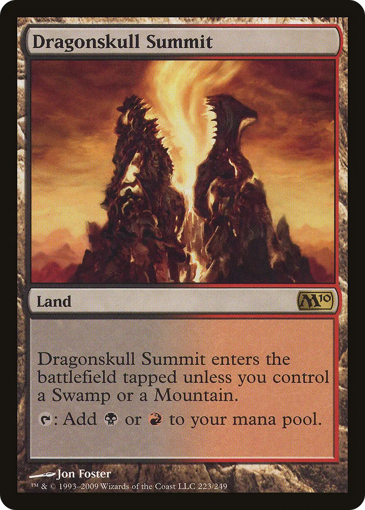Sommet du Crânedragon — Magic 2010 — Magic: The Gathering