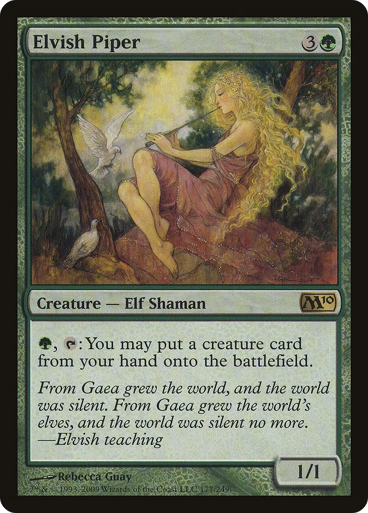 Elvish Piper — Magic 2010 — Magic: The Gathering
