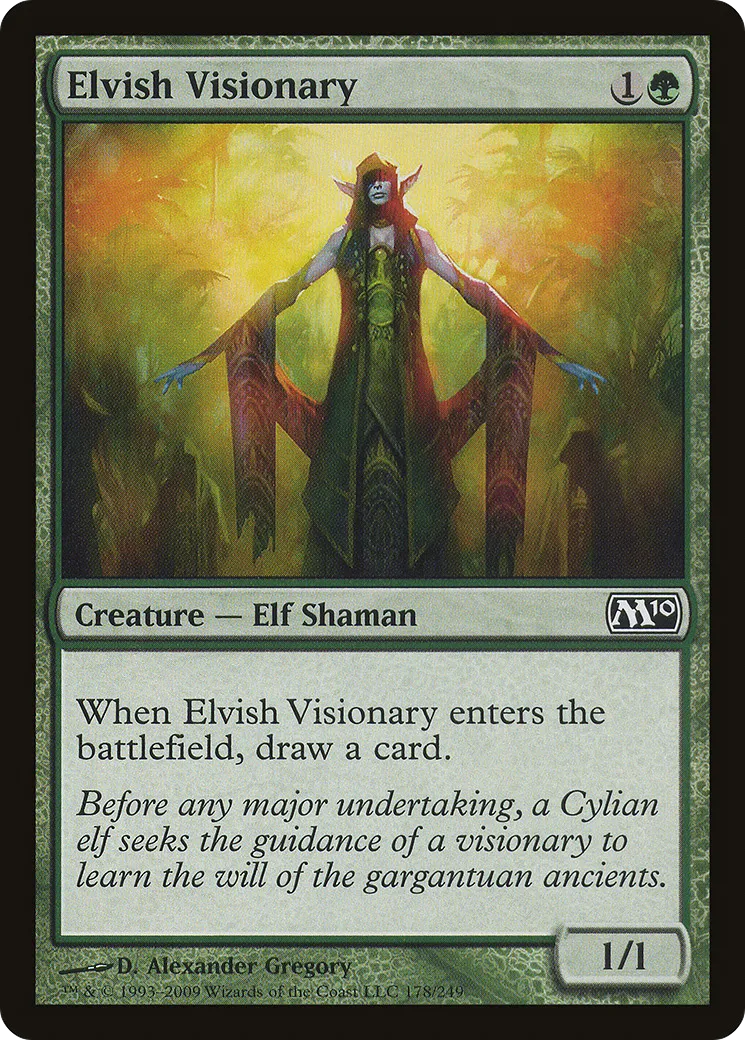 Visionnaire elfe — Magic 2010 — Magic: The Gathering