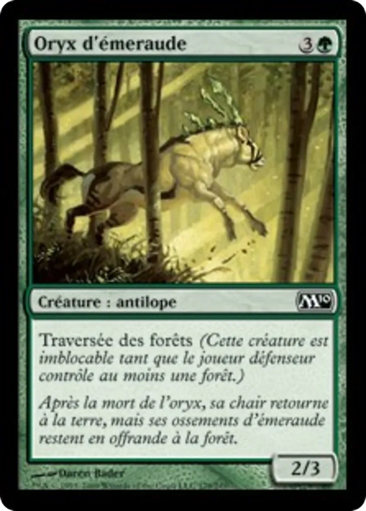 Oryx d'émeraude — Magic 2010 — Magic: The Gathering