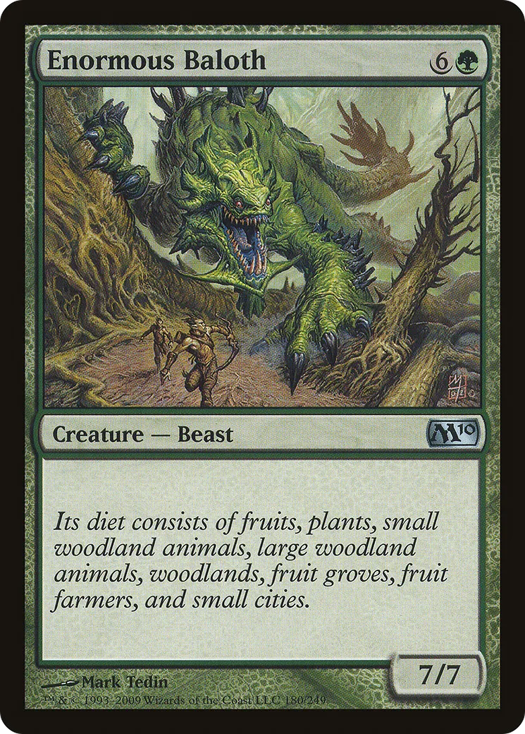 Enormous Baloth — Magic 2010 — Magic: The Gathering