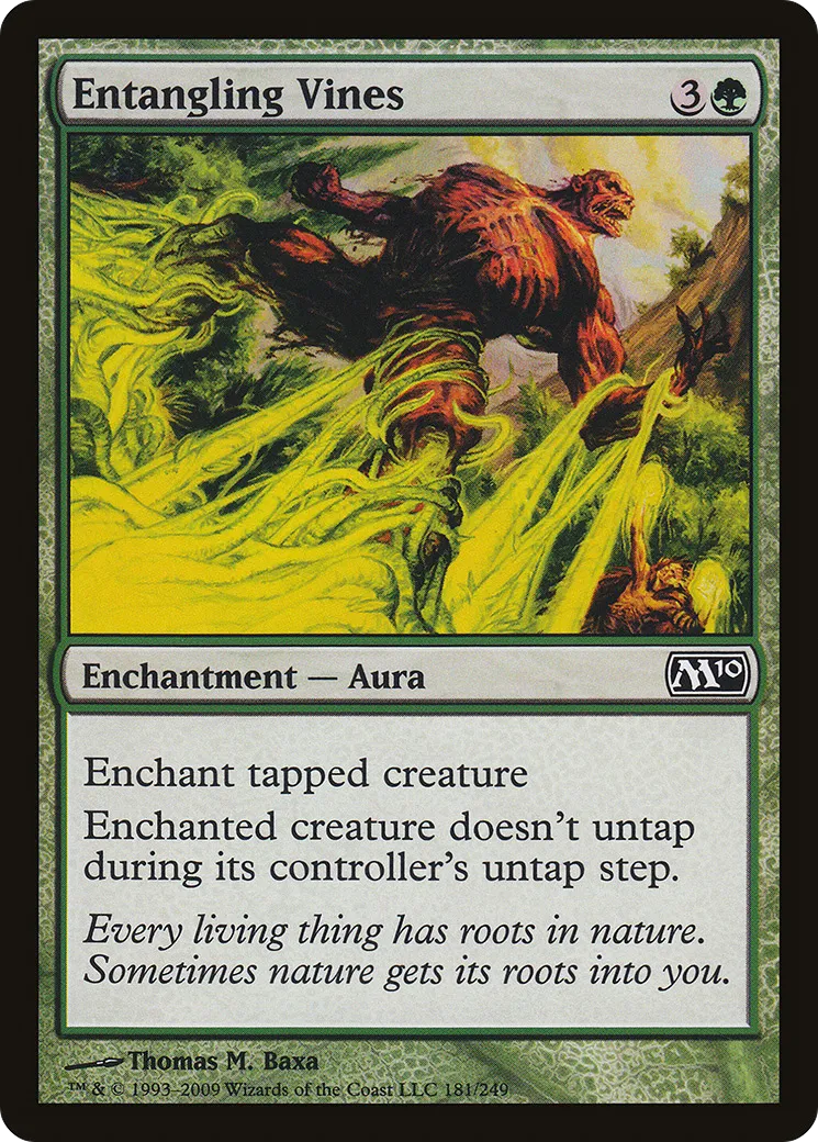 Entangling Vines — Magic 2010 — Magic: The Gathering