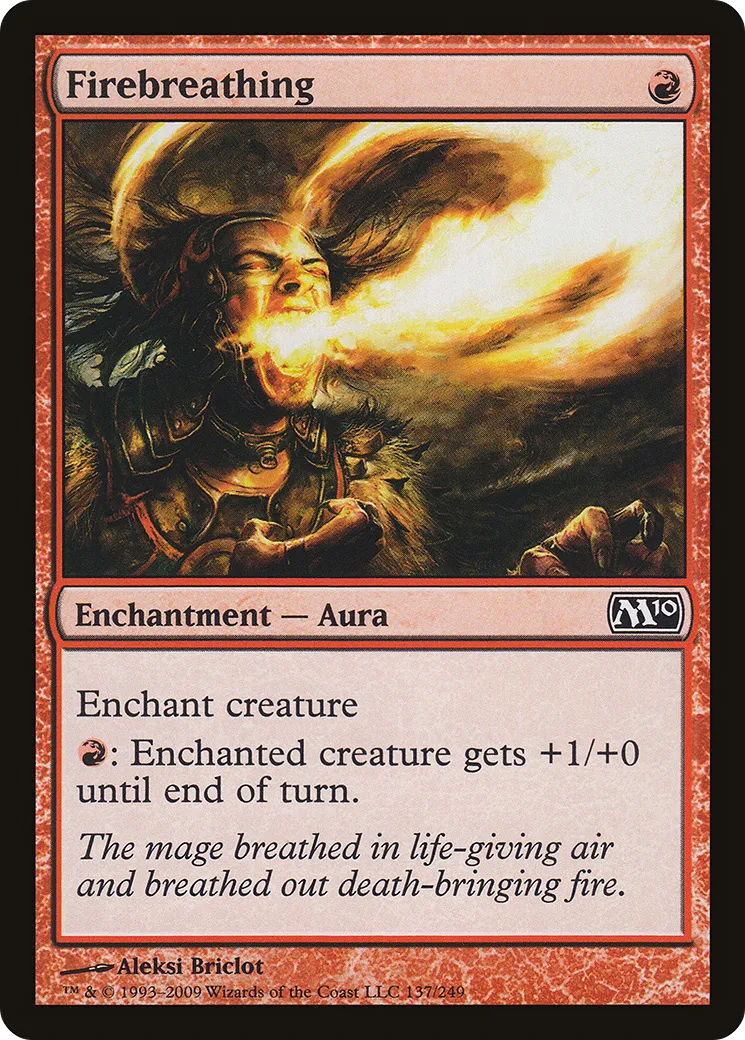 Firebreathing — Magic 2010 — Magic: The Gathering