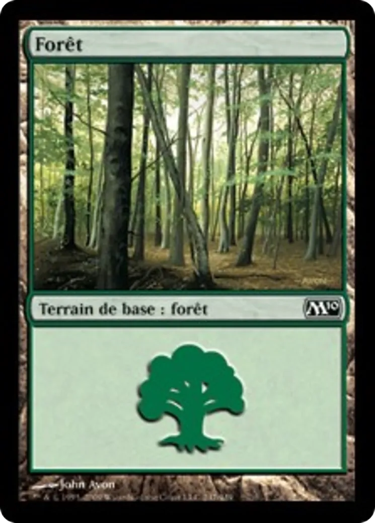 Forêt — Magic 2010 — Magic: The Gathering