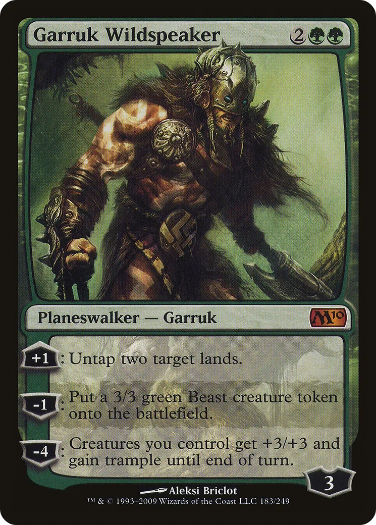 Garruk Wildspeaker — Magic 2010 — Magic: The Gathering