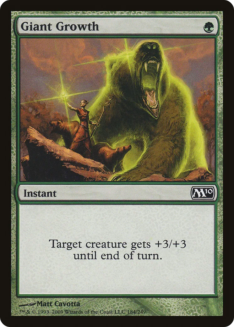 Giant Growth — Magic 2010 — Magic: The Gathering