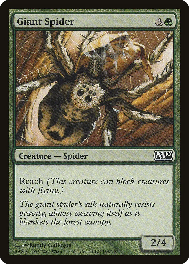 Giant Spider — Magic 2010 — Magic: The Gathering