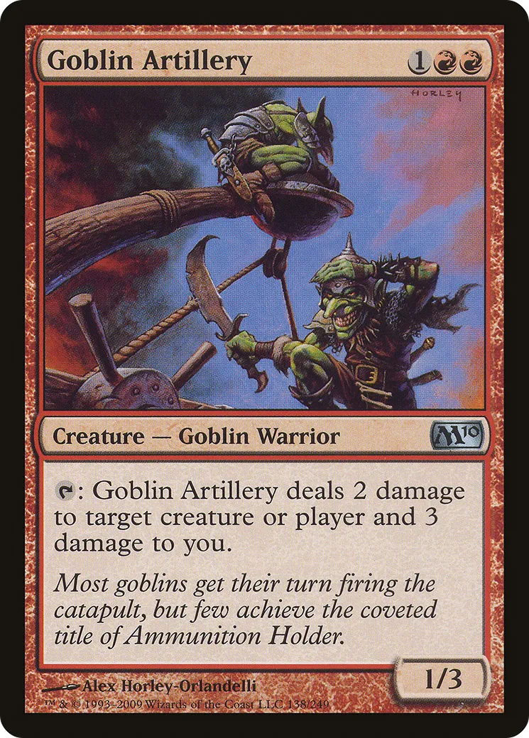 Artillerie gobeline — Magic 2010 — Magic: The Gathering