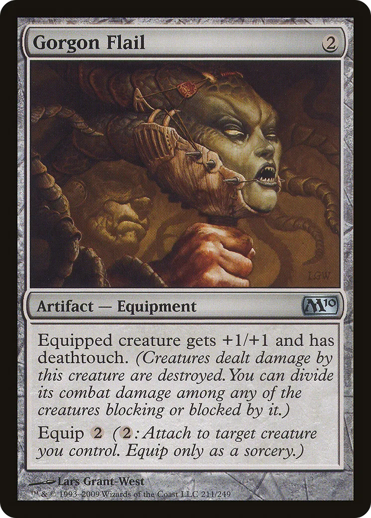 Gorgon Flail — Magic 2010 — Magic: The Gathering