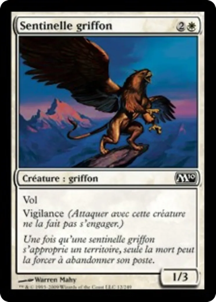 Sentinelle griffon from Magic 2010 - Magic: The Gathering