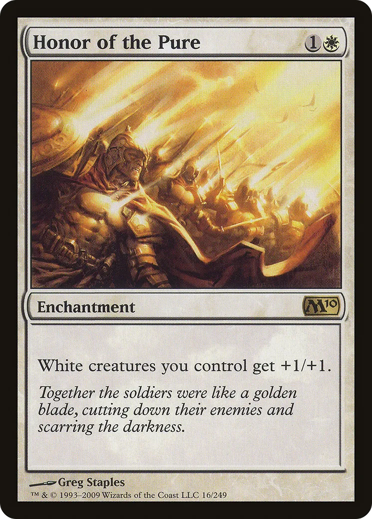 Honor of the Pure — Magic 2010 — Magic: The Gathering