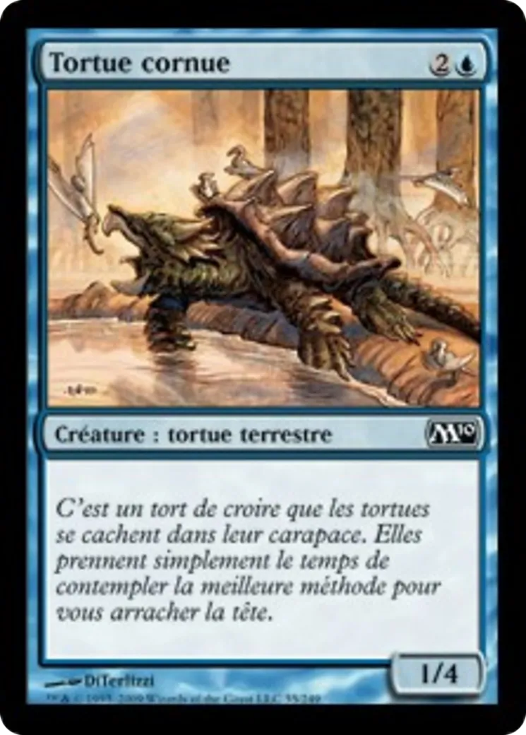 Tortue cornue — Magic 2010 — Magic: The Gathering