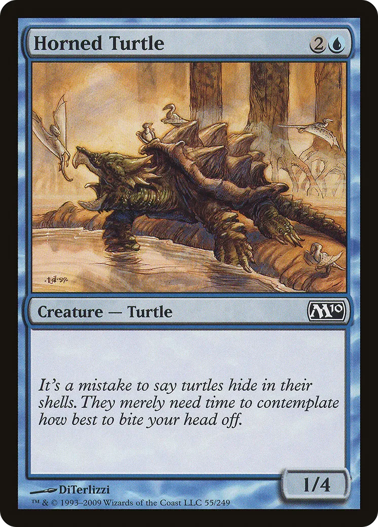 Tortue cornue — Magic 2010 — Magic: The Gathering